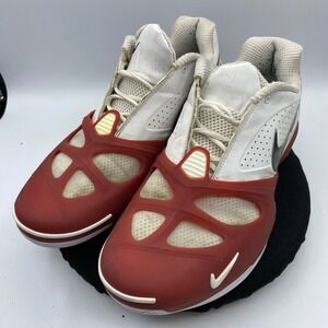 Nike‎ Mens 13 Air Zoom Revive vapor  Speed White Red Tennis Shoes 313753-101 Y2K